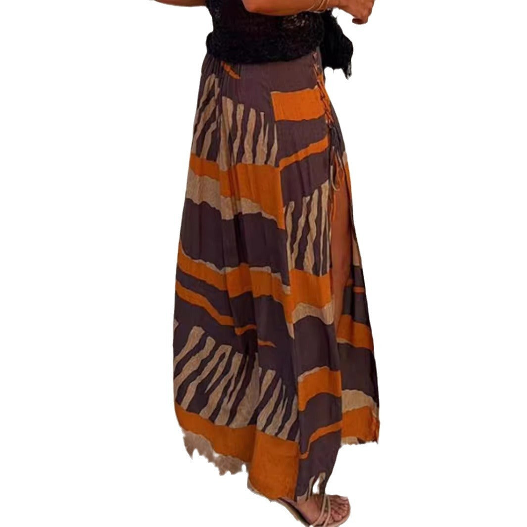 Seaside Beach Vacation Women's Split Skirt