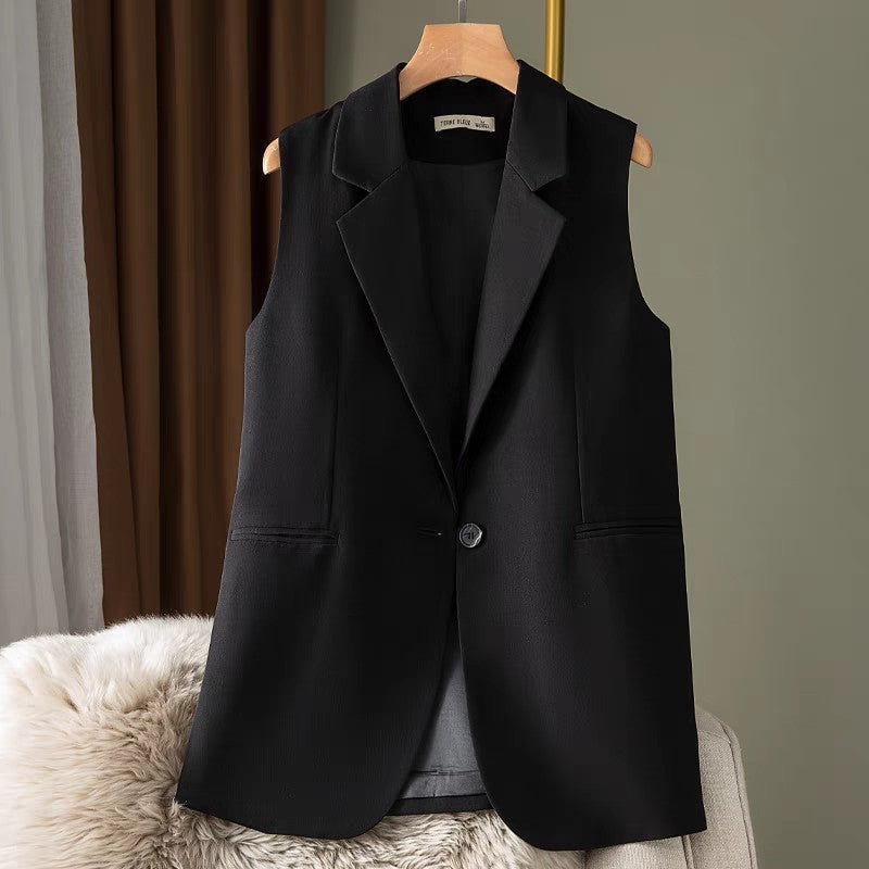 Women's Spring And Autumn Design Sense Vest Coat