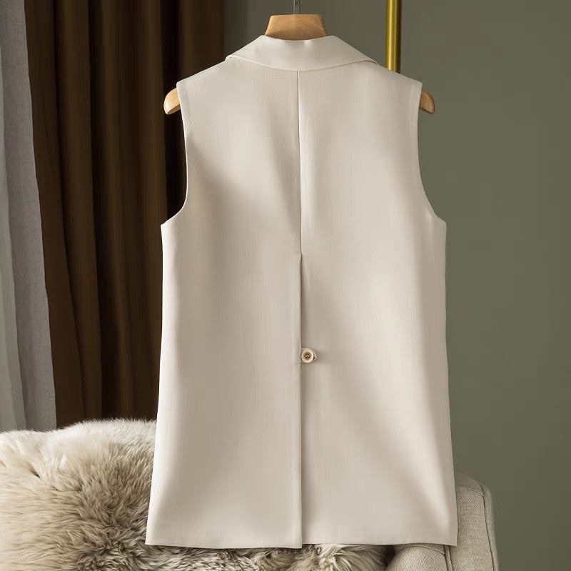 Women's Spring And Autumn Design Sense Vest Coat