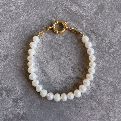 Baroque Natural Freshwater Pearl Bracelet