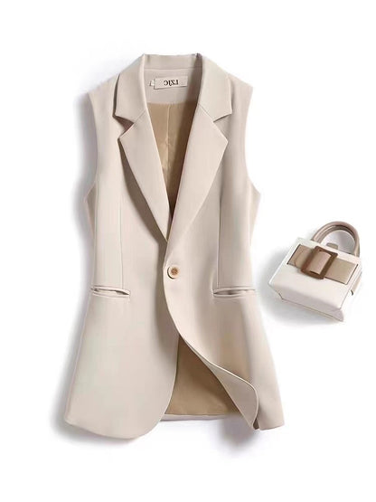 Women's Spring And Autumn Design Sense Vest Coat