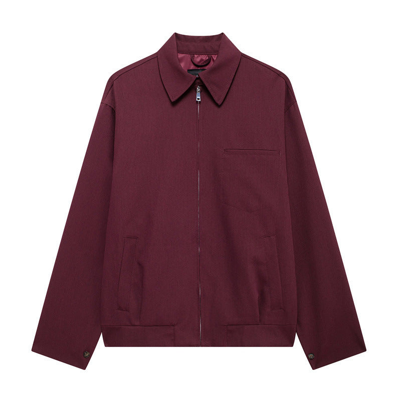 Fashion Women's Wear Loose Zip Pocket Jacket Coat